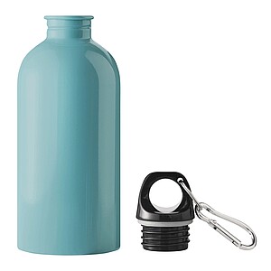 Láhev na pití z nerezové oceli 400 ml, tyrkysová