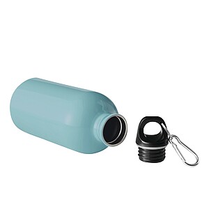 Láhev na pití z nerezové oceli 400 ml, tyrkysová