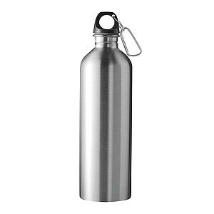 Láhev na pití z nerezové oceli 750 ml, stříbrná