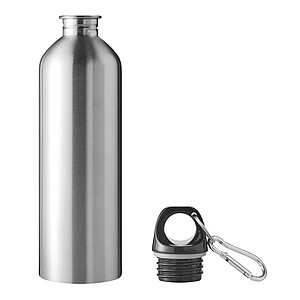 Láhev na pití z nerezové oceli 750 ml, stříbrná