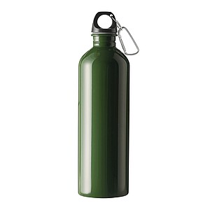 Láhev na pití z nerezové oceli 750 ml, tmavě zelená - reklamní předměty