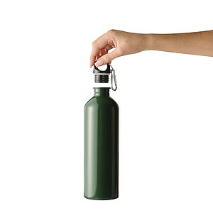 Láhev na pití z nerezové oceli 750 ml, tmavě zelená
