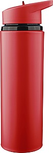 Láhev na pití z recyklované nerezové oceli, 500 ml, červená