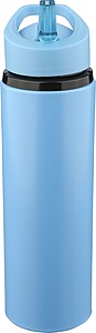Láhev na pití z recyklované nerezové oceli, 500 ml, světle modrá