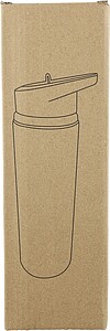 Láhev na pití z recyklované nerezové oceli, 500 ml, světle modrá