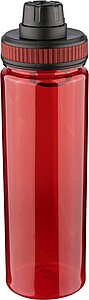 Láhev na pití z rPET, 750 ml, červená