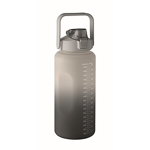 Láhev na vodu, RPET 2000 ml, černá