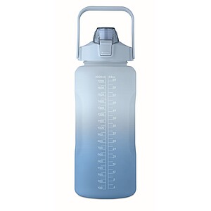 Láhev na vodu, RPET 2000 ml, královská modrá