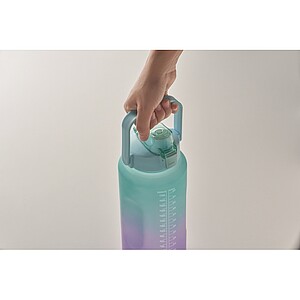 Láhev na vodu, RPET 2000 ml, tyrkysová