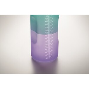 Láhev na vodu, RPET 2000 ml, tyrkysová