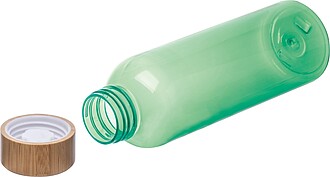 Láhev s bambusovým víčkem 500 ml, zelená