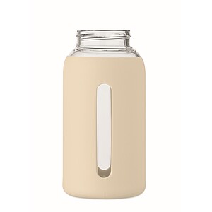 Láhev z borosilikátového skla 600 ml, béžová