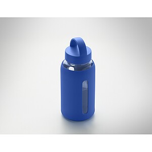 Láhev z borosilikátového skla 600 ml, královská modrá