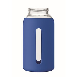 Láhev z borosilikátového skla 600 ml, královská modrá