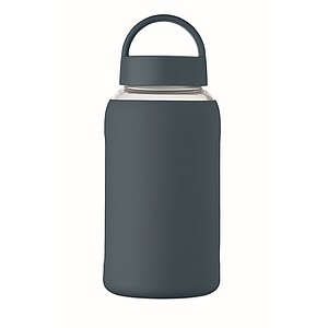 Láhev z borosilikátového skla 600 ml, námořní modrá