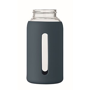 Láhev z borosilikátového skla 600 ml, námořní modrá