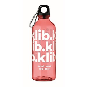 Láhev z RPET 500 ml, červená