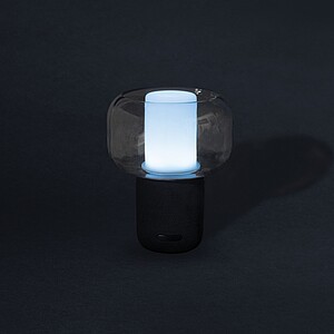 Lampa s reproduktorem 10W, černá - reklamní předměty