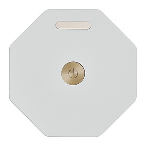 LED skládací stolní lampa, bílá