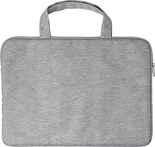 LERRY Vyztužená taška na laptop s uchy z RPET, světle šedá ekologické předměty