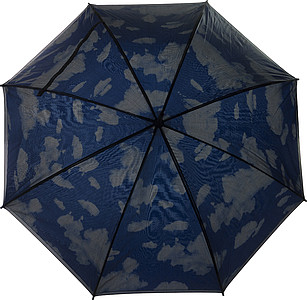 LIMBURK Dvouvrstvý deštník, černo modrý, obloha s mraky, rozměry 100 x 87 cm - reklamní deštníky