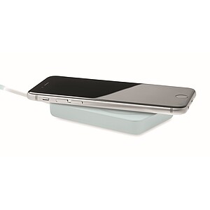 Magnetická bezdrátová nabíječka a powerbanka 5000mAh, jemně modrá