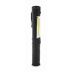 Magnetická LED svítilna, černá - reklamní předměty