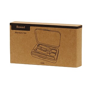 Manikúrní sada, 5 dílná, růžová