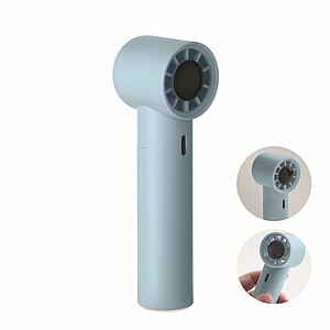 Mini ruční vysokorychlostní ventilátor, jemně modrá - reklamní předměty