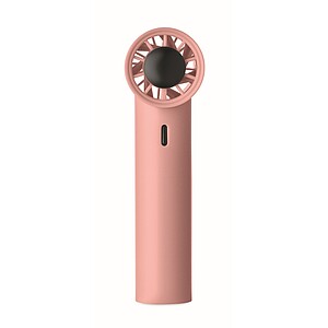 Mini ruční vysokorychlostní ventilátor, jemně růžová