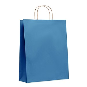 MYRNA velká Velká papírová dárková taška, modrá