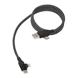 Nabíjecí a datový kabel, černá