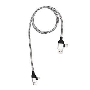Nabíjecí a datový kabel, stříbrná