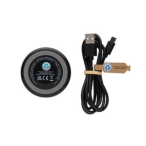 Nabíjecí podložka 3v1 15W Magnapad z RCS recyklovaného plastu, černá