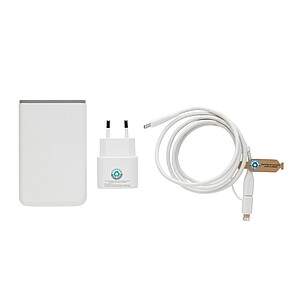 Nabíjecí sada 3ks Surge 20W USB C z RCS recyklovaného plastu, černá