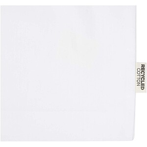 Nákupní taška z recyklované bavlny 140g/m2, bílá