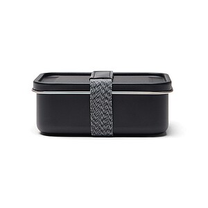 Nerezový lunchbox, černá - reklamní předměty