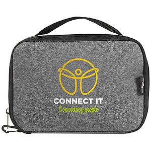 Obal na doplňky k telefonu či notebooku, šedá