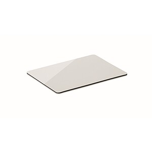 Obdélníkový magnet z PVC, bílá
