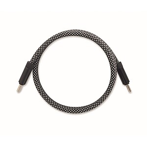 Opletený magnetický kabel, bilá/černá