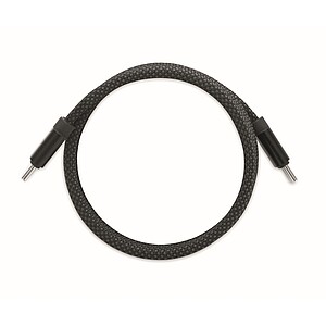 Opletený magnetický kabel, černá