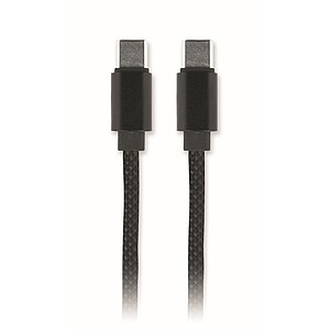 Opletený magnetický kabel, černá