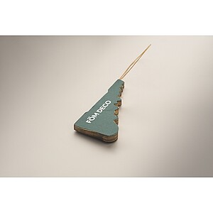 Papírová ozdoba na stromek, zelená