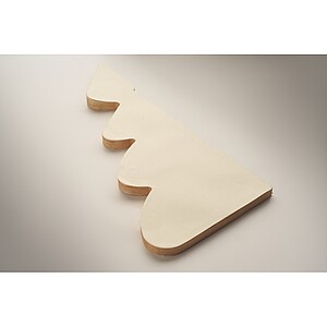 Papírová vánoční ozdoba, béžová