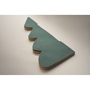 Papírová vánoční ozdoba, zelená