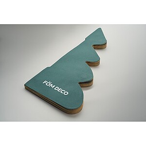 Papírová vánoční ozdoba, zelená