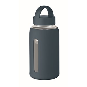 PARLA Láhev z borosilikátového skla 600 ml, námořní modrá - reklamní předměty