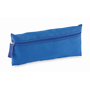 Penál na zip, královská modrá