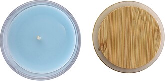 PERIN Skleněná svíčka, modrá