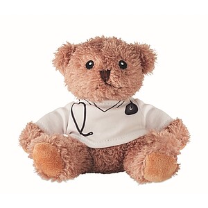 Plyšový medvídek doktor, bílá - reklamní předměty
